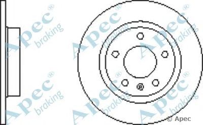 APEC BRAKING dsk2620 -  Тормозной диск
